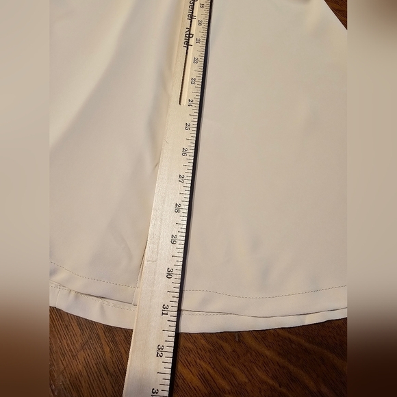 Favlux Khaki Polyester Skirt Mermaid Cut Women's Size Large NWOT - Picture 2 of 8